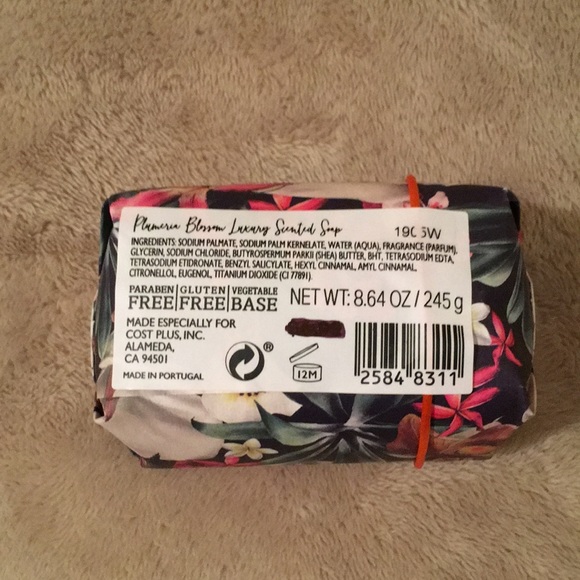 addison & gates Bath & Body Plumeria Blossom Scented Luxury Soap
